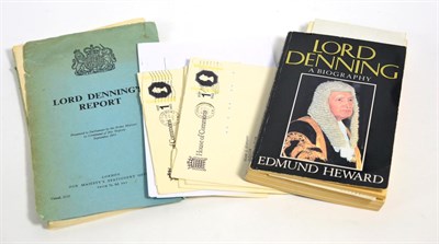 Lot 237 - A collection of signed letters from Lord Denning (6), Tony Blair (1) and Jack Dormand MP (4),...