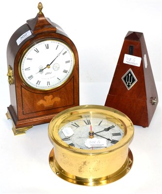 Lot 302 - A Comitti of London Royal Commemorative mantel timepieces, Charles and Diana; a reproduction...