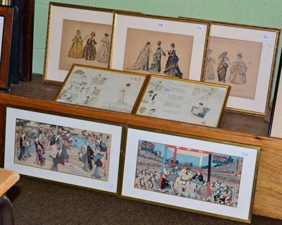 Lot 1008 - Two early 20th century watercolours, one titled 'Another Year, October 23rd, 1922', charting...