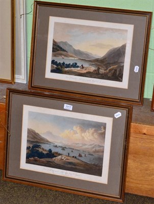 Lot 1017 - A pair of Lakeland watercolour prints, Rogers and Alken (2)