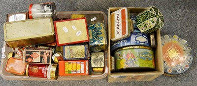 Lot 1066 - A group of collectable biscuit, chocolate, tea, coffee and other tins