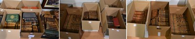 Lot 1100 - A large quantity of books including 19th century leather bindings, British Novelists series, a...