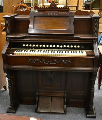 Lot 1152 - A Victorian mahogany cased pedal organ