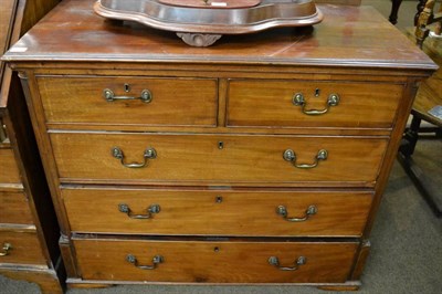 Lot 1211 - A George III four height chest of drawers