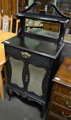 Lot 1271 - Late Victorian ebonised chiffonier