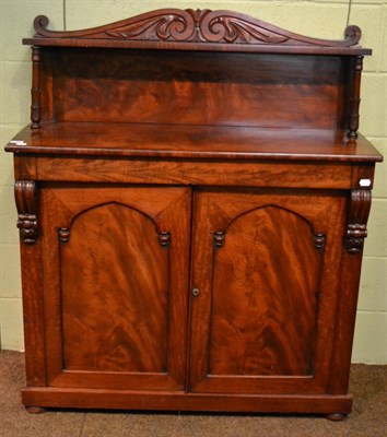 Lot 1308 - A mahogany chiffonier