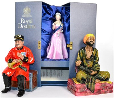 Lot 11 - A Royal Doulton figures comprising: Mendieand; Past Glory; and a limited edition figure of the...