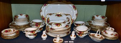 Lot 167 - A Royal Albert 'Old Country Roses' part dinner service