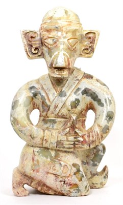 Lot 225 - An Arcaic jade tomb guardian