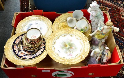 Lot 1017 - A quantity of decorative ceramics consisting of; a Doulton Burslem floral decorated part...