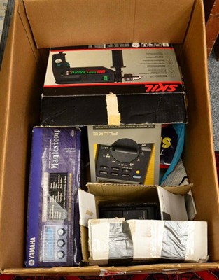 Lot 1039 - Various stage equipment including Nady 101VHF wireless transmitter and receiver for guitar;...