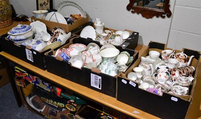 Lot 1044 - A quantity of ceramics including; part tea services by Royal Albert ";Lady Hamilton"; pattern,...