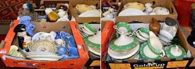 Lot 1049 - A quantity of ceramics and glass including Wedgwood jasperware, etc (4 boxes)