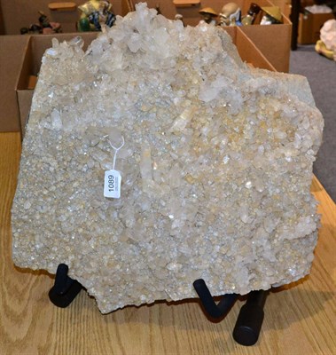 Lot 1089 - Minerals: A quartz specimen, Arkansas, USA, 57cm x 37cm approx