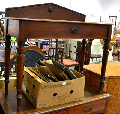 Lot 1109 - A Victorian mahogany side table