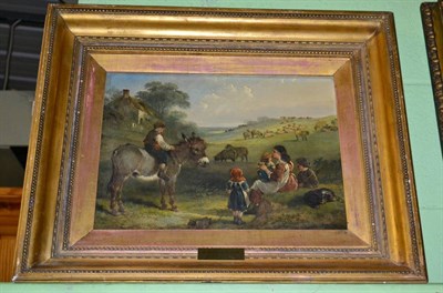 Lot 1220 - W J Shayer, Summer time, oil on canvas