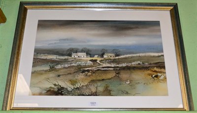 Lot 1221 - Phillip Hill, Distant views of Patterdale, watercolour