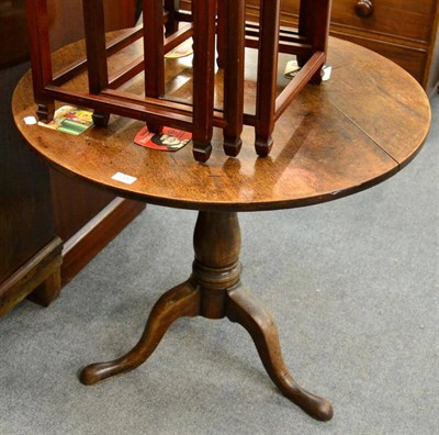 Lot 1306 - George III mahogany tripod table