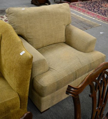 Lot 1365 - Modern light beige armchair