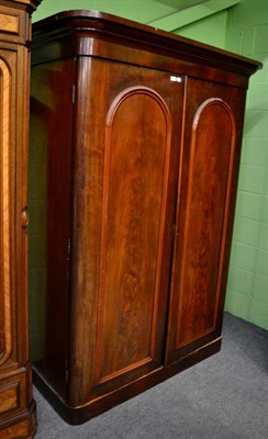 Lot 1408 - Victorian mahogany wardrobe