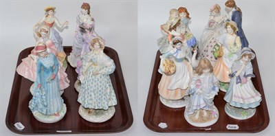 Lot 13 - Thirteen Royal Worcester ladies including from the Splendour At Court Collection etc