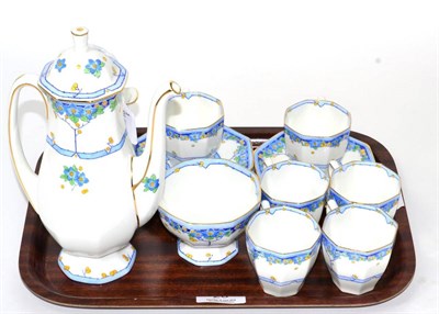 Lot 28 - A Royal Doulton Arvon coffee set comprising of fifteen pieces