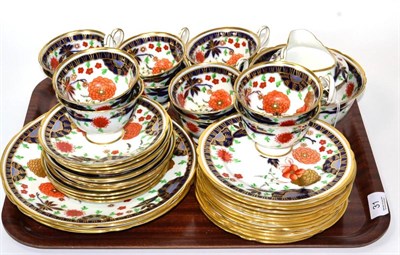 Lot 31 - Shelley Ashbourne pattern 8524 tea set comprising of twelve cups; twelve saucers; twelve tea...