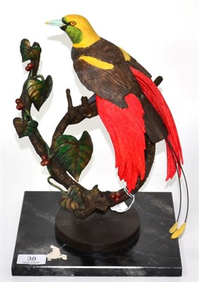 Lot 38 - Border Fine Art figure of Count Rico's bird of paradise, limited edition, signed R Roberts, limited