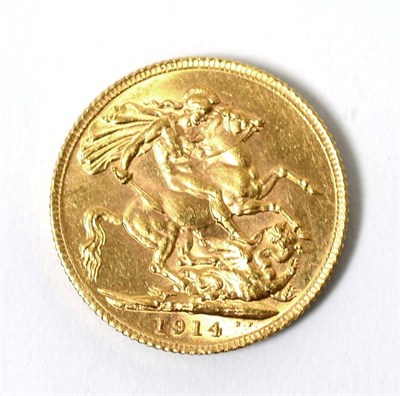 Lot 85 - A 1914 sovereign