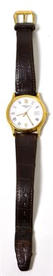 Lot 117 - An 18 carat gold wristwatch, signed Certina