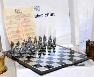 Lot 127 - A Tudor mint Lord of the Rings chess set