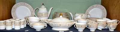 Lot 136 - A quantity of Royal Doulton 'Sovereign' dinner and tea wares