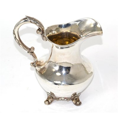 Lot 297 - An early Victorian silver cream jug, John Tapley, London 1838, 14.5cm high, 7.8ozt