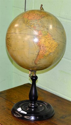 Lot 353 - A reproduction Geographical Institute of Brussels New Physical and Political Globe, Published...