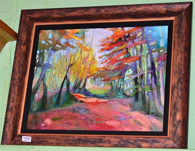 Lot 1005 - Natalya Sultanova (Russian, b. 1976) Forest scene, signed, oil on canvas