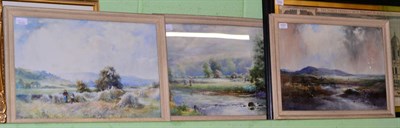 Lot 1031 - W J Boyes, three watercolour landscapes