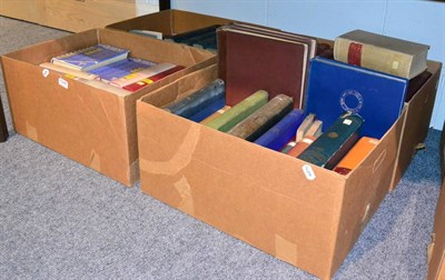 Lot 1048 - Four boxes of books relating to English history, militaria, topography and customs, varying...