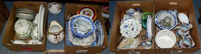 Lot 1102 - An assortment of china including Masons Ironstone jugs, Royal Doulton 'Countess' pattern...