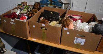 Lot 1122 - Assorted modern teddy bears and soft toys including a modern Steiff ";Jungkatze"; kitten,...