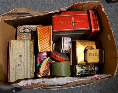 Lot 1127 - Approximately 100 collectable tins including one for the Queens Coronation 1953