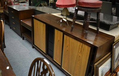 Lot 1213 - Harvey Probber (USA 1922-2003): A 1970s Mahogany Five Drawer Straight Front Chest, with oak and...