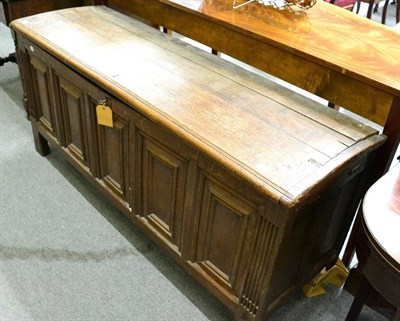 Lot 1284 - An 18th century provincial oak coffer