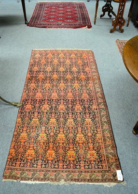 Lot 1301 - Lahore ";Bukhara"; rug, Pakistan, the crimson field of salor guls enclosed by multiple borders...