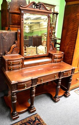 Lot 1353 - A 19th century mahogany Duchess dressing table