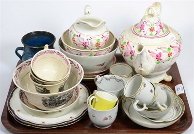 Lot 18 - 18th century teawares and later decorative ceramics