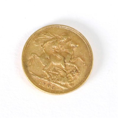 Lot 75 - A full gold sovereign, dated 1903