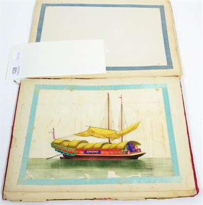 Lot 128 - Four Chinese pith paintings