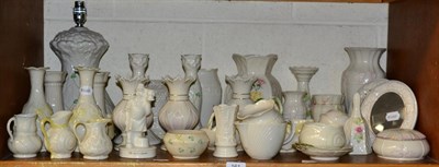 Lot 161 - A collection of modern Belleek porcelain