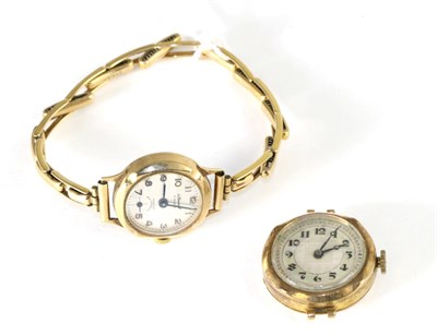 Lot 229 - Two lady's 9 carat gold wristwatches