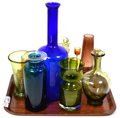 Lot 360 - A quantity of assorted 20th century glass